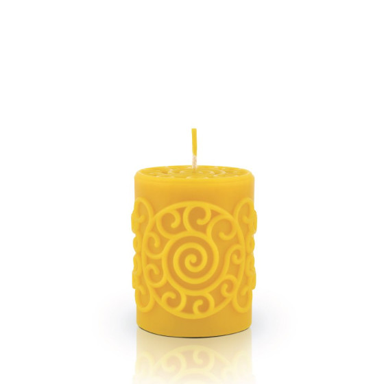 Bougie Cire d'Abeille 10cm - Kurious Apprentice