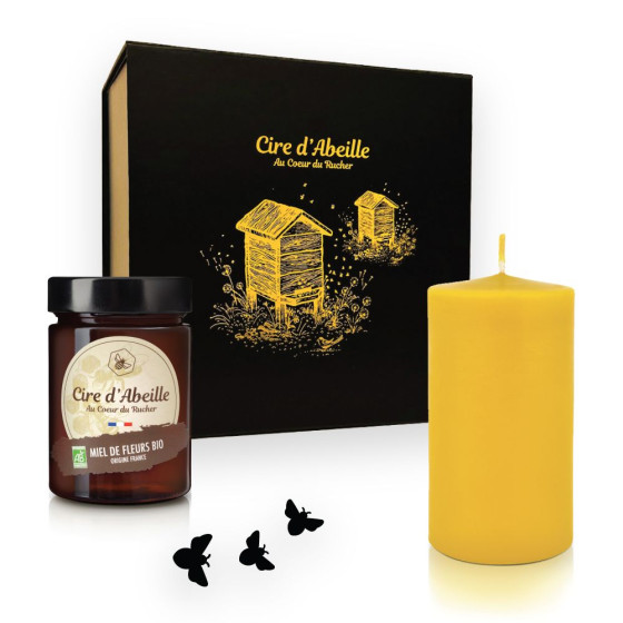 Cire d'Abeille - Bougies naturelles en cire d'abeille