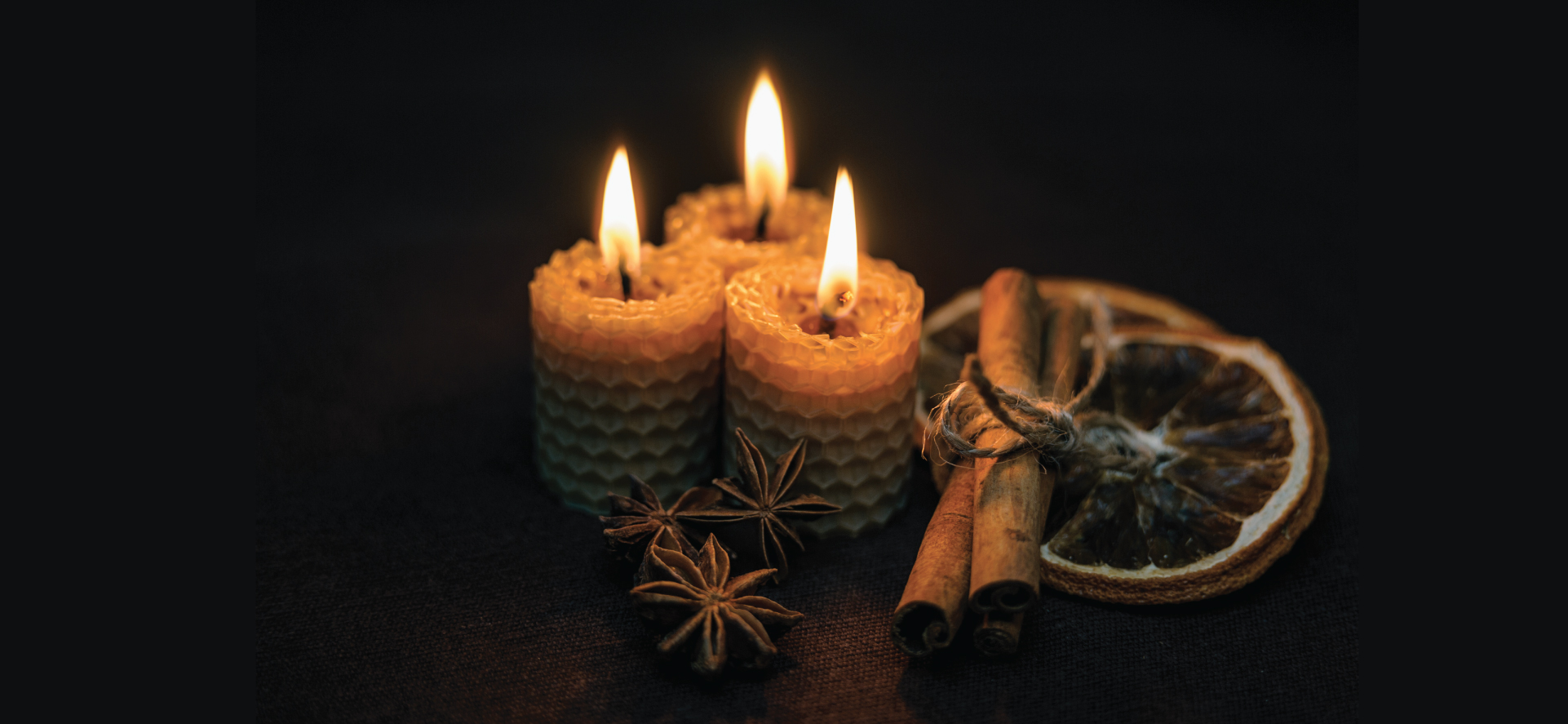 Bougies en cire d'abeille